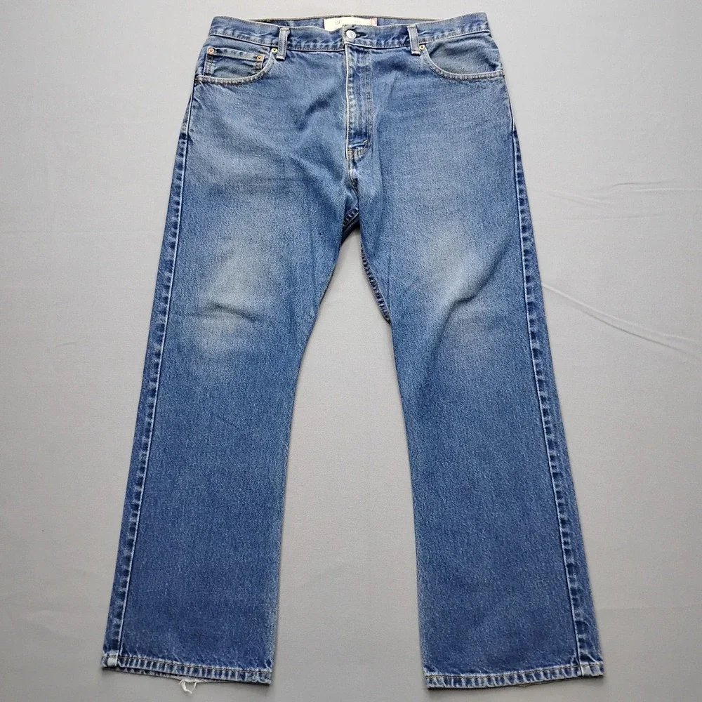 Levis 517 Bootcut Jeans Mens 36x30 Blue Medium Wash Denim Y2K Vintage 2002